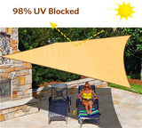 Quictent 185G HDPE 98% UV Block 20' x 16' Rectangle Sun Shade Sail -Red