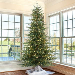 OasisCraft 6.5 ft Pre-Lit Aspen Fir Artificial Christmas Tree with 500 Clear Lights (Pre-lit, 6.5FT)