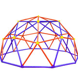Zupapa 2021 Upgraded 10FT Dome Climber for 1-6 Kids (Purple and Orange)