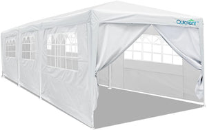 Quictent 10' x 30' Party Wedding Tent With 6 Sides-White