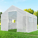 Quictent 10' x 9' x 8' Walk-in Greenhouse-White
