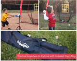 Zupapa Upgraded 7' x 7' Baseball Training Equipment & Aids-Red
