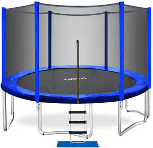 ORCC Upgraded 10' Trampoline with Safety Enclosure Out-Net