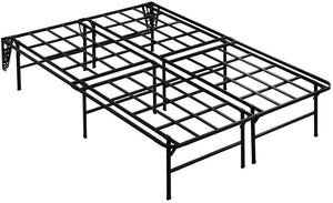 TATAGO 16" Metal Lattice Platform Bed-Queen