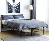 TATAGO 16" Metal Lattice Platform Bed-Queen