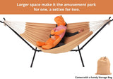 Zupapa 10' Double Hammock With Stand & Bag-Sand