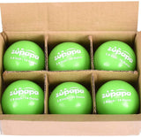 Zupapa 14 oz 2.8 Inch 6 Pack Heavy Training Baseballs Green