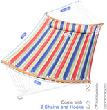 Zupapa 2-Person 11' Quilted Double Hammock With Bag-Coffee