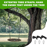 Zupapa 40" Saucer Tree Swing With Tent & Hardware-Camo