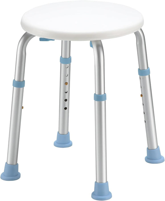 OasisSpace Adjustable Shower Chair Bathtub Seat Bench Anti-Slip Bathroom Stool for Seniors, Disabled