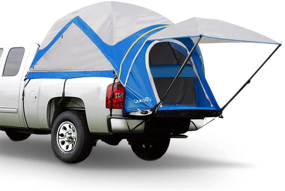 Quictent Pickup Truck Tent for Full Size Regular Bed (6.4'-6.7'), Waterproof PU2000mm 2-Person Sleeping Capacity Truck Bed Tent with Removable Awning, Rainfly Storage Bag Included