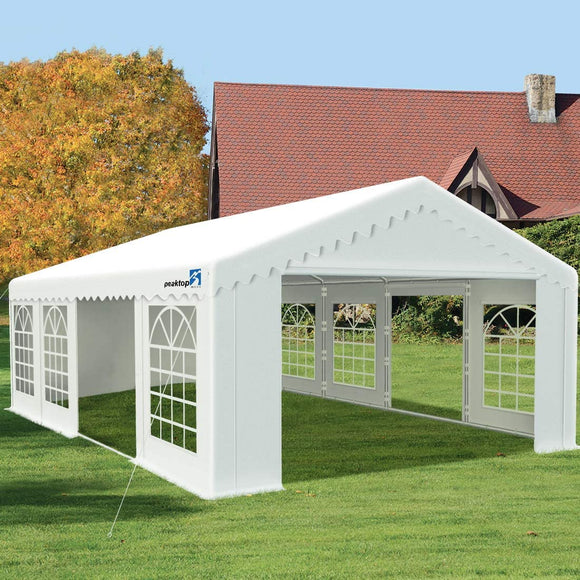 Peaktop Outdoor 13' x 26' Party Tent-White